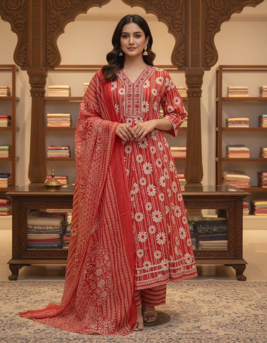 1040 Series By Fashid Designer Ethnic Wear Collection cotton Kurtis At Wholesale Price